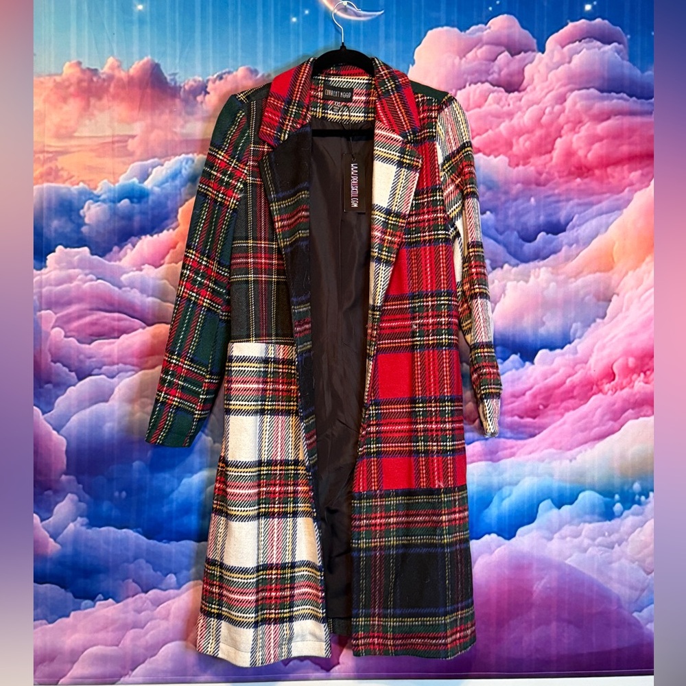 Current Mood Multicolor Plaid Jacket - Picture 1 of 3